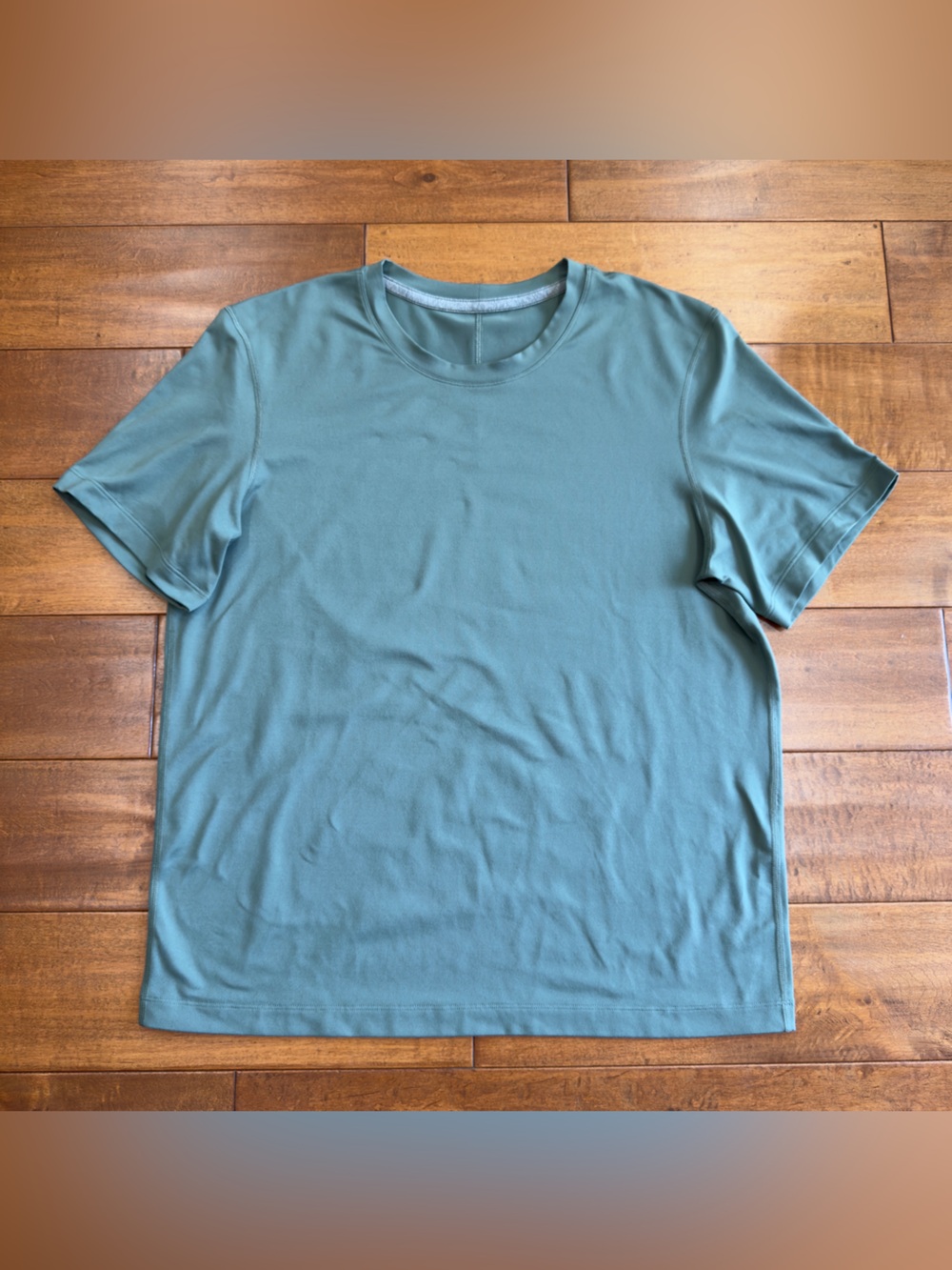 Lululemon Soft Jersey Stretch Performance Short Sleeve Turquoise size L